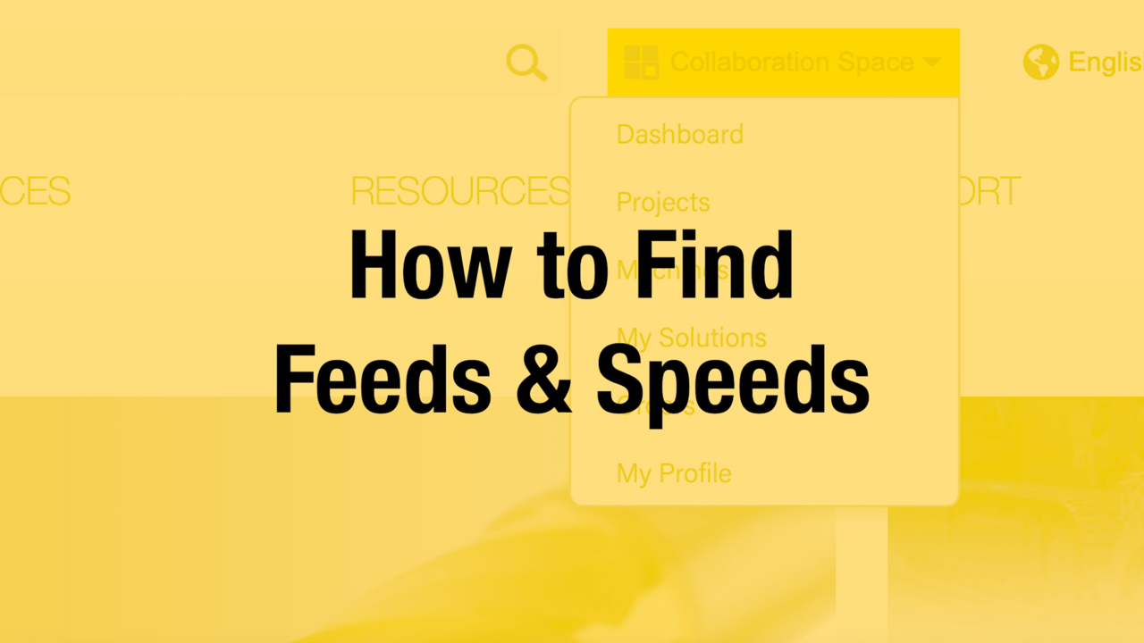 How to Find Speeds and Feeds